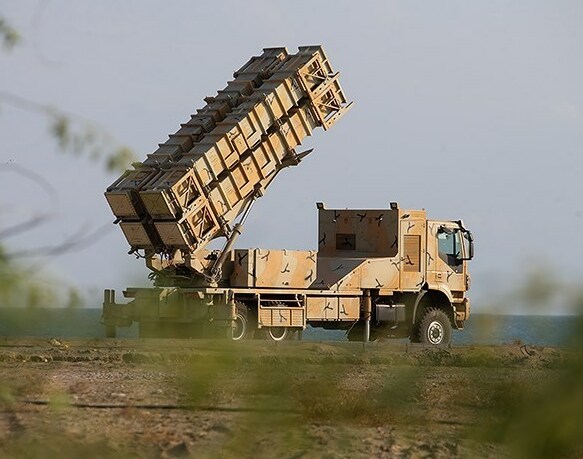 Khordad-15 launcher used in Iran air defense systems analysis