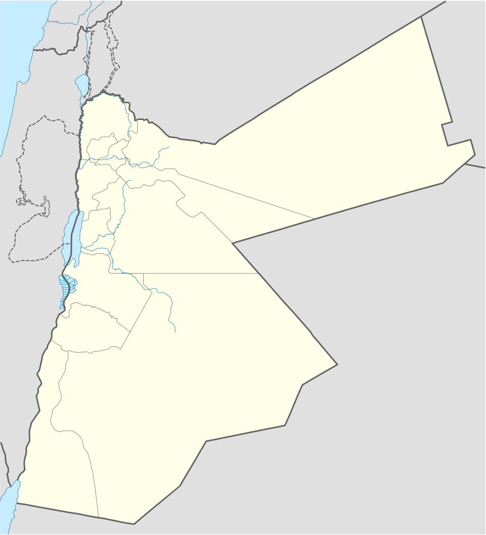 Jordan location map for is jordan an ally of iran analysis