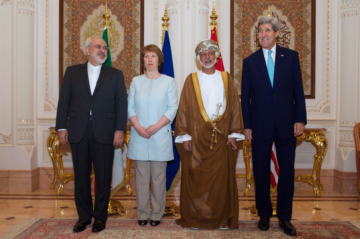 Diplomatic meeting in Muscat illustrating Oman mediation between Iran and Western negotiators